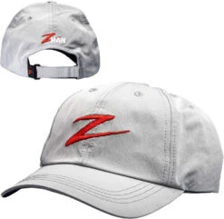 Z-Man Red Z Tech Hat - Light Gray/Charcoal