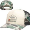 Z-Man Camo Bass Trucker Hat - Old School Khaki/Camo