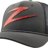 Z-Man Big Red Z Trucker Hatz - Charcoal/Black